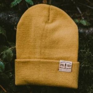 ISO Woods Coffee mustard yellow beanie